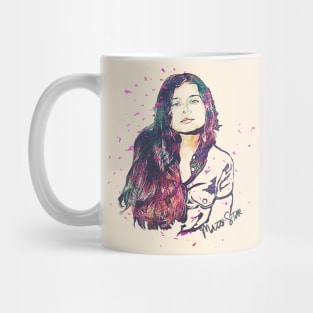 Mazzy Star Hope Sandoval Retro Sketch Fan Art Mug